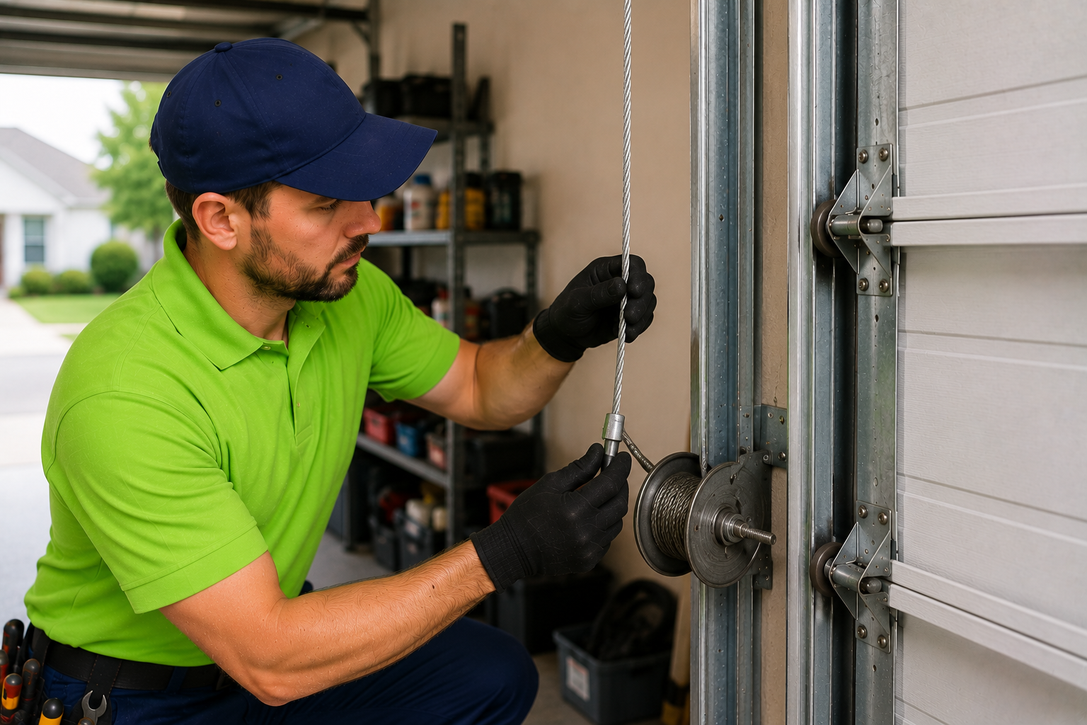 Garage door mechanism fix
