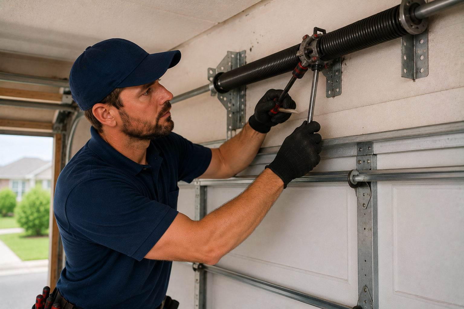 Emergency garage door spring repair servic